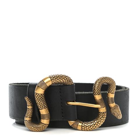 black gucci belt snake|authentic gucci belt outlet.